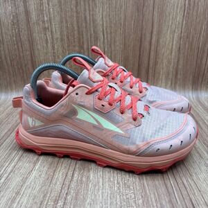 Altra Lone Peak 6 Trail Running Shoes Pink Coral Womens 8.5 AL0A548E662